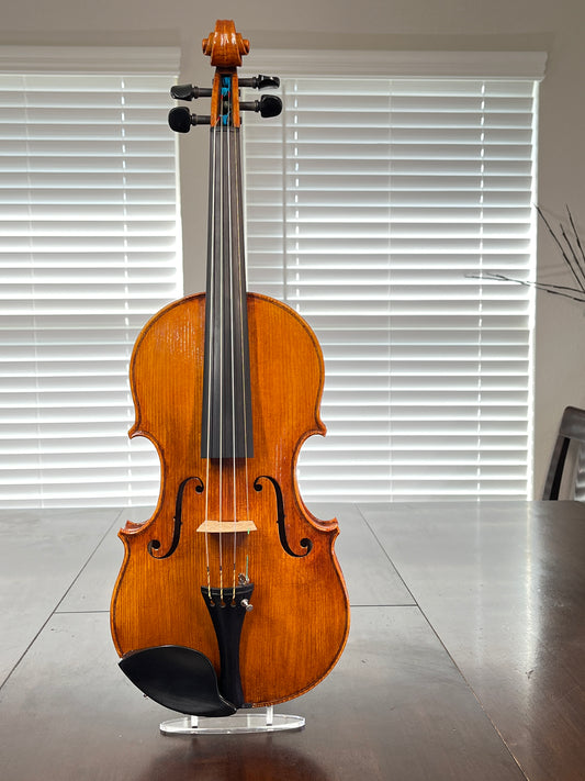 Bench / Scratch made No. 63  4/4 full size violin with sycamore wood back made by a single luthier - Ivan Bonev