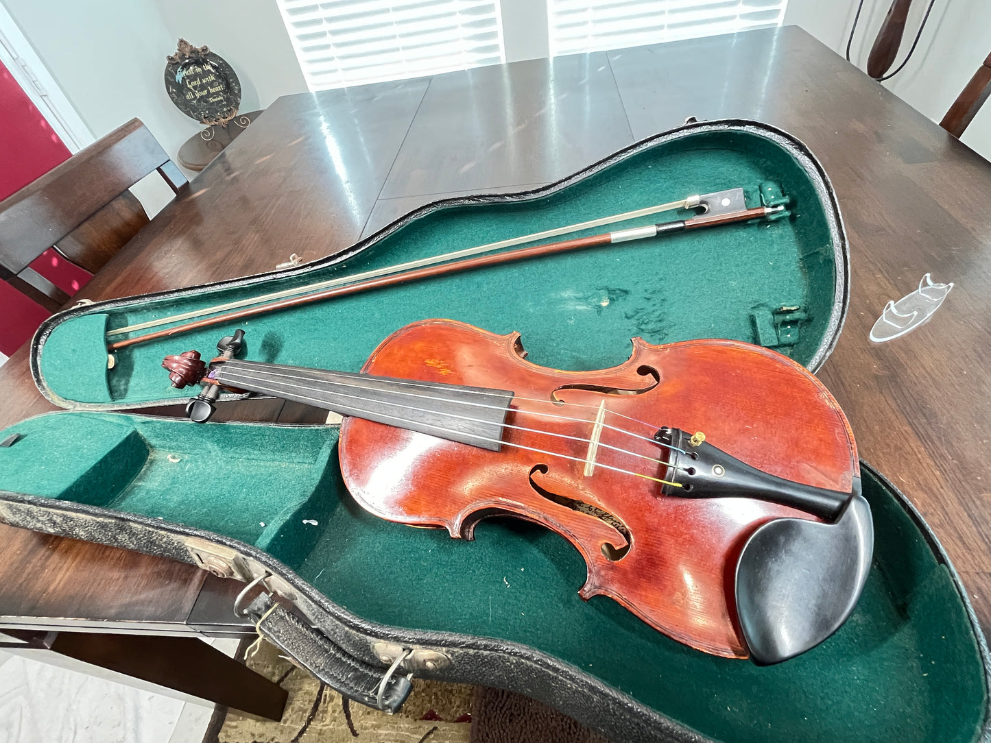 Single maker violin by C. L. Griffin no. 5 1957 Oneonta New York